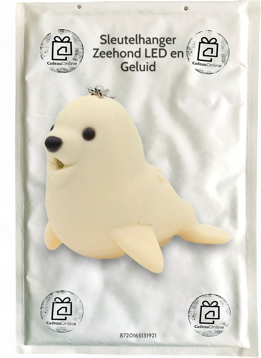 Sleutelhanger Zeehond LED en Geluid