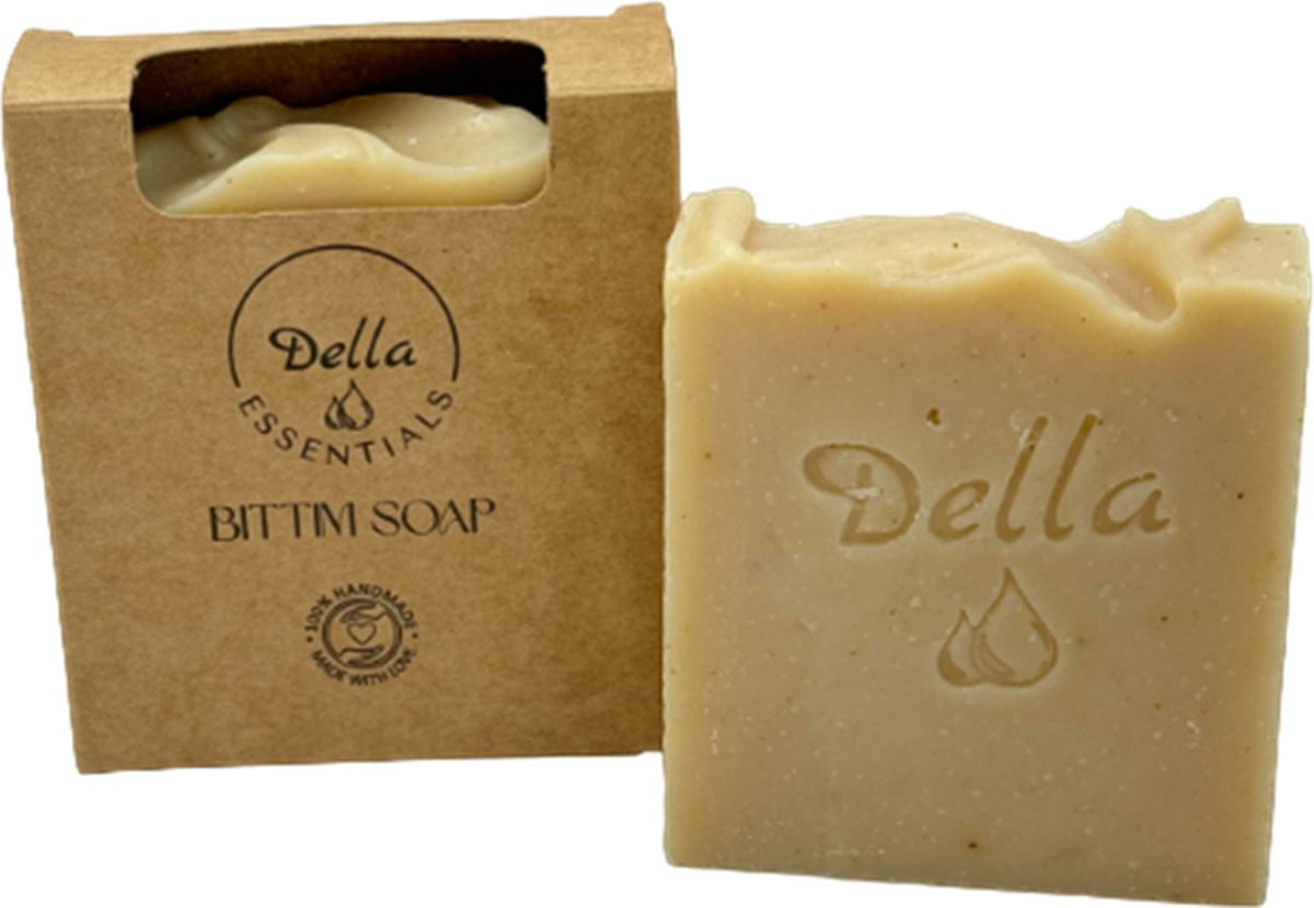 Goedkoopste Della essentials - Biologisch - Bittim Soap - Pistache Terpentijn Zeep - Vegan - Verfrissend - 100 gram