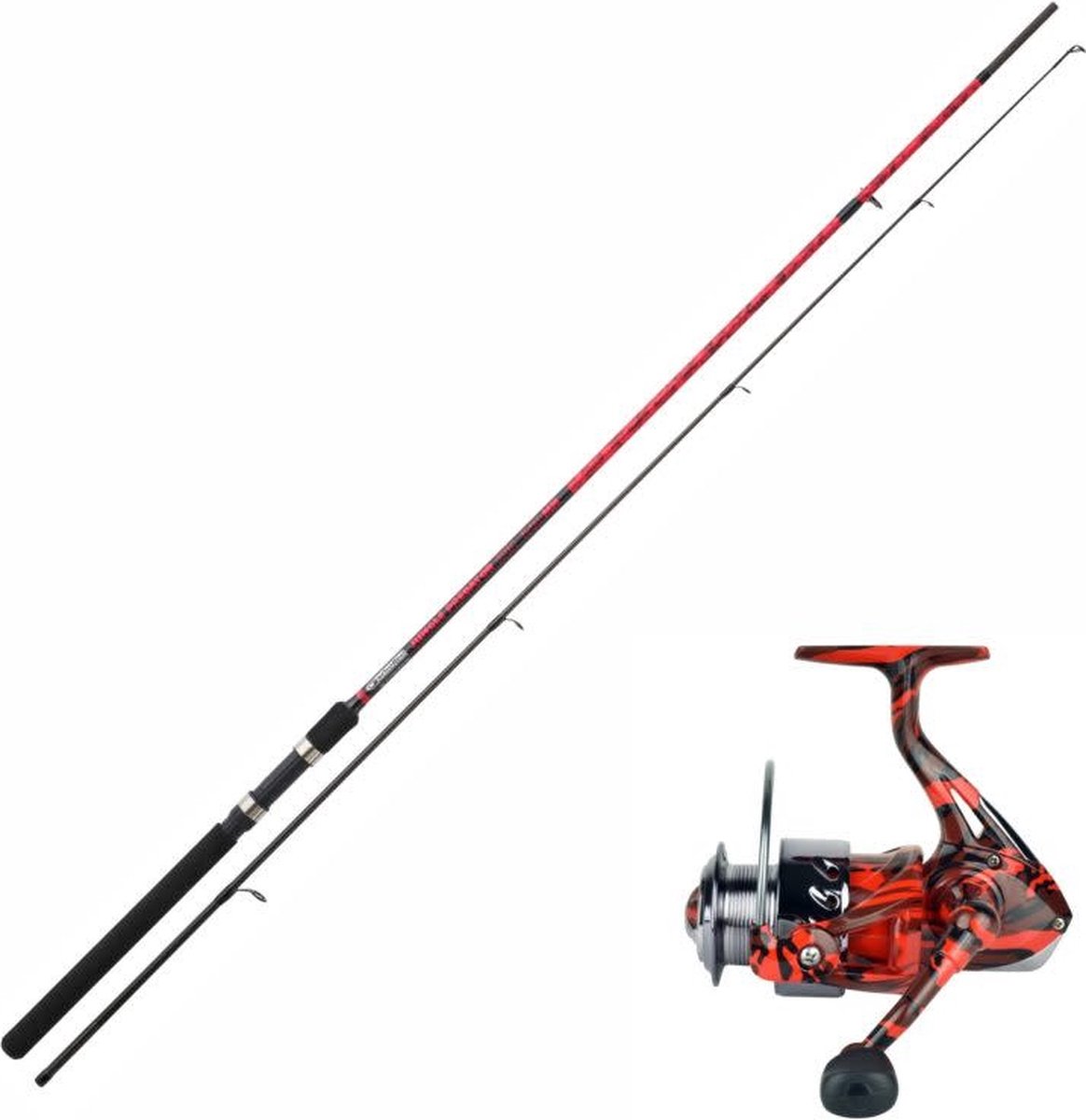 Garbolino Combi Jungle Predator Spin (2 delen) - Molen Jungle 401FD - Maat : 2.40m - 10-35g
