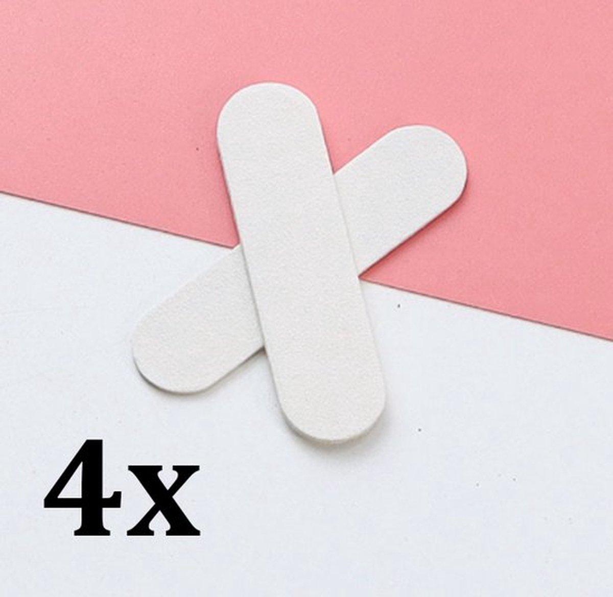 Baby Nagelvijl Set (4 Stuks) – Zachte Nagelvijltjes voor Baby's – Veilig Nagels Vijlen – Voor Vinger- & Teennagels – Wit – 5 x 1,3 cm — cadeau in Verzorging - foto 4