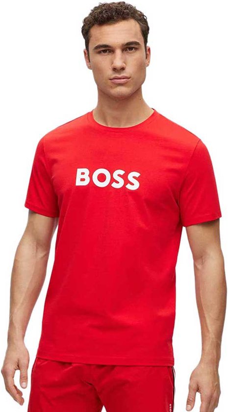 Boss 10249533 01 T-shirt Met Korte Mouwen Rood M Man