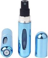 New Age Devi - Mini Atomiseur de Parfum - 5ML - Rechargeable - Flacon de Voyage - Blauw Mat