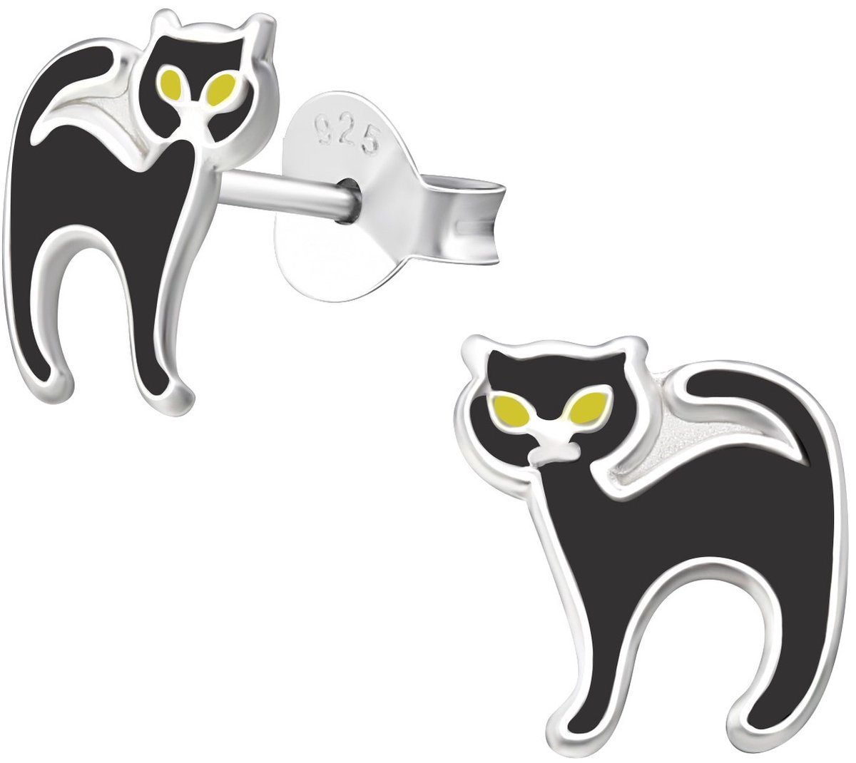 YFN Sterling zilveren olifant/wolf/kat oorbellen dier sieraden cadeau