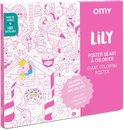 OMY - Lilly kleurplaat XXL voor jong en oud