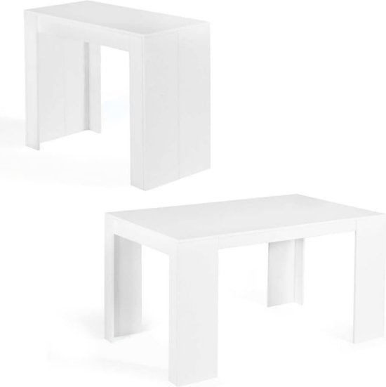 Table à manger - Skraut Home - Wind 140 cm - Couleur ciment - Gris - Maison