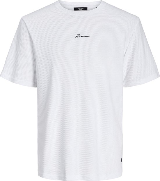 Jack & Jones T-shirt Jprblafranco Ss Tee Crew Neck 12175825 Bright White Mannen Maat - S