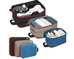 Hikr Packing Cubes - 3-delige set waterdicht met compressie voor bagage