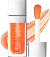 Bol.com Lip Oil Getinte coral Oranje 004 Hydraterende Lip Oil Langdurige Voedende Lip Hydraterende Lipgloss Tint Lipstick voor V... aanbieding