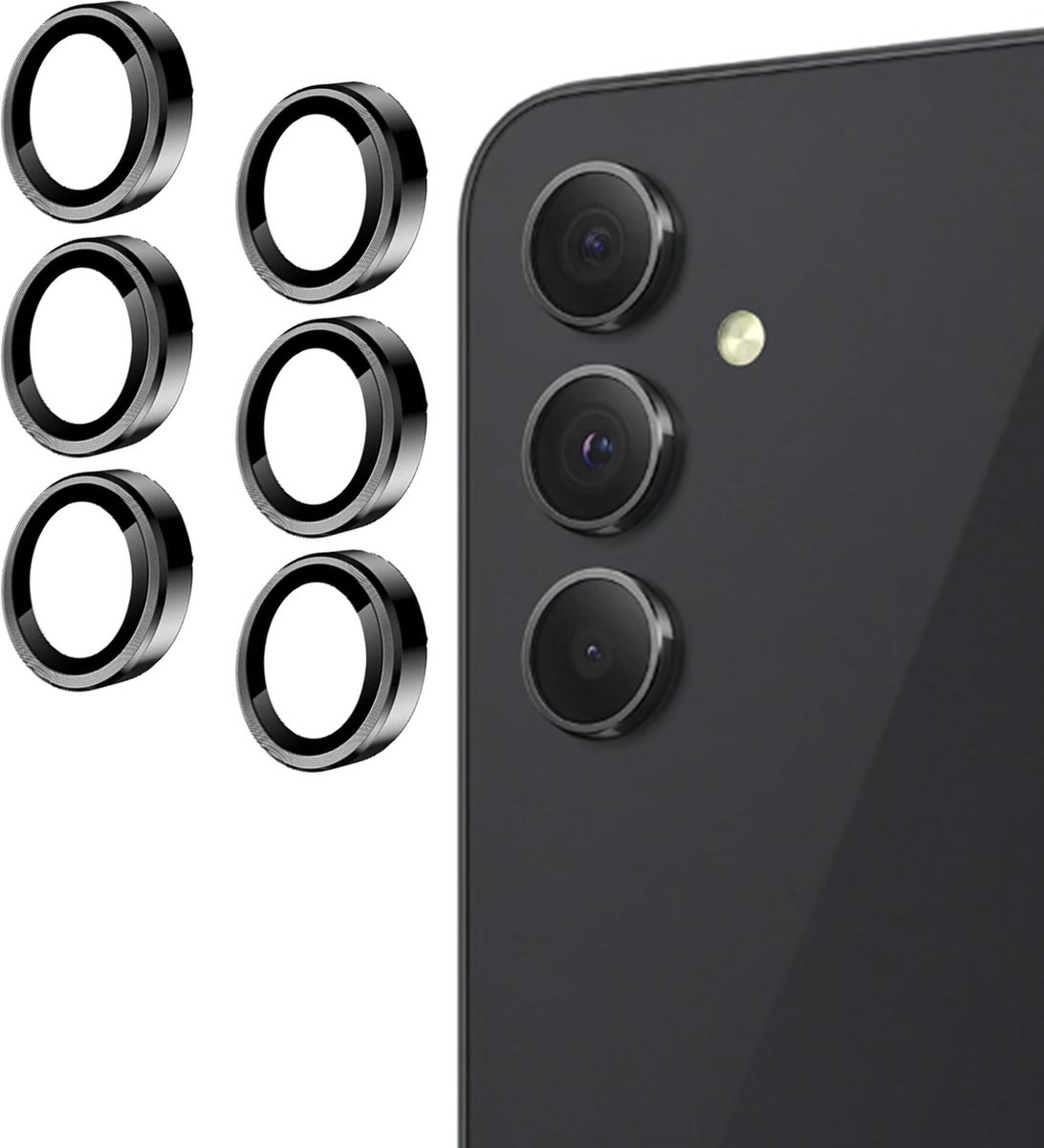 Geschikt voor Samsung Galaxy A05s - 2x Camera Screenprotector - Gehard Glas Camera Cover