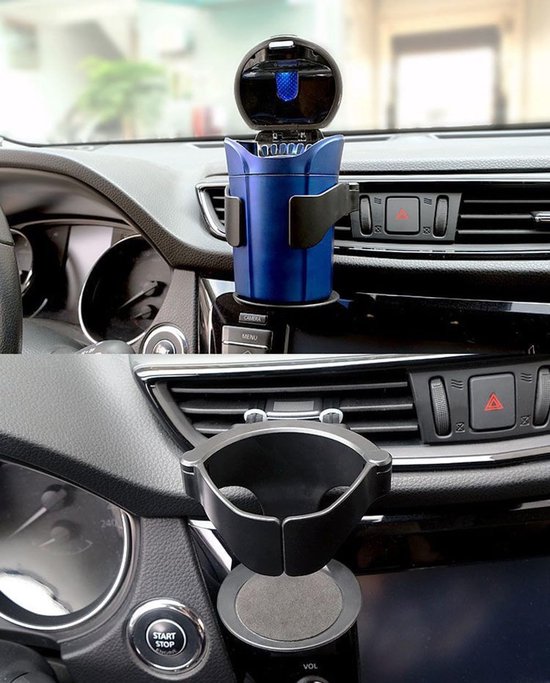 Bekerhouder Voor In De Auto - 2 Stuks, Verstelbare Universele Blikhouder Met Koffiebeker Opbergmogelijkheid Gemakkelijk Bevestigen Handig Tijdens Autorit
