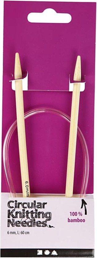 Lana Grossa / Knit Pro Rondbreinaalden Bamboe dikte10,0/80cm -shop