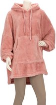 Huggle hoodie dames pink roze - apollo