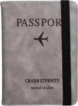 Paspoorthoesje - RFID signaal blokkeren - Paspoorthouder - Grijs