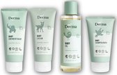 Derma Baby pakket compleet - shampoo & lichaam + billenzalf + crème + olie