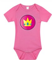Bellatio Decorations Baby rompertje - prinses Peach - roze - kraam cadeau - babyshower - romper 80