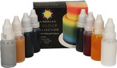 Sugarflair Airbrush Kleurstof - Voedingskleurstof - Set/8