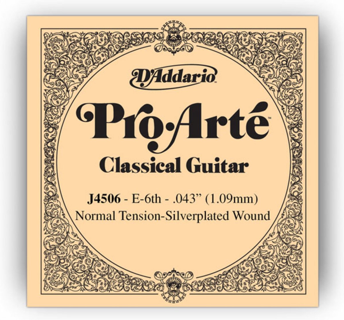 D'Addario J4506 E6 Pro Arte enkele snaar Normal Tension 043/J45 - Enkele snaar voor gitaar