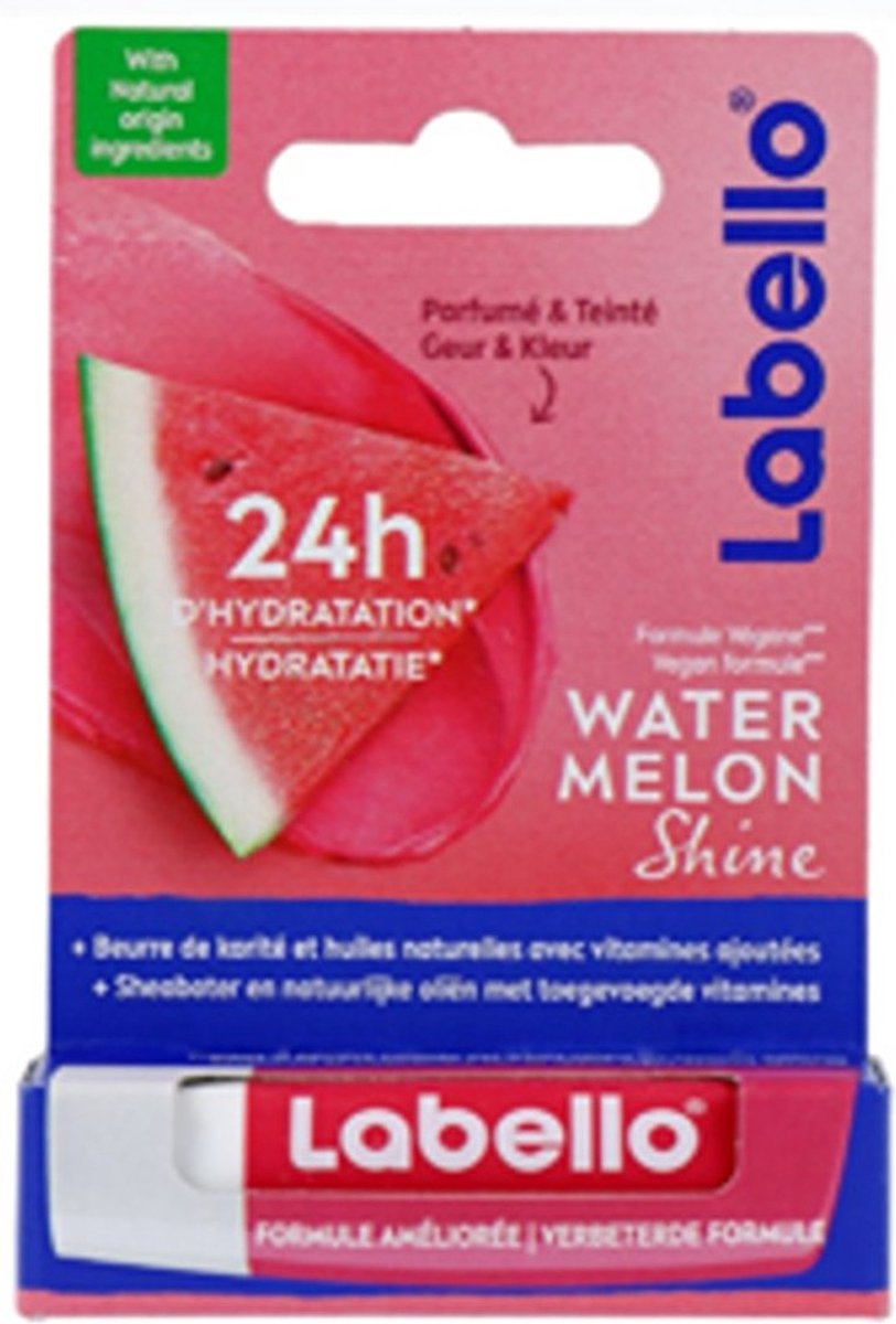 Labello - Watermelon Shine - Lippenbalsem - Hydraterend & Glanzend - 5.5 ml