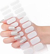 Gel Nail Wraps – Gel Nagel Wraps – Gel Nail Stickers – Gel Nagel Folie - UV lamp – Pearl