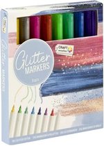 Craft Sensations Glitter Marker Set 8 pièces