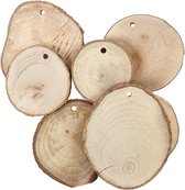 CC Houten Schijven 5-7 cm 22 stuks