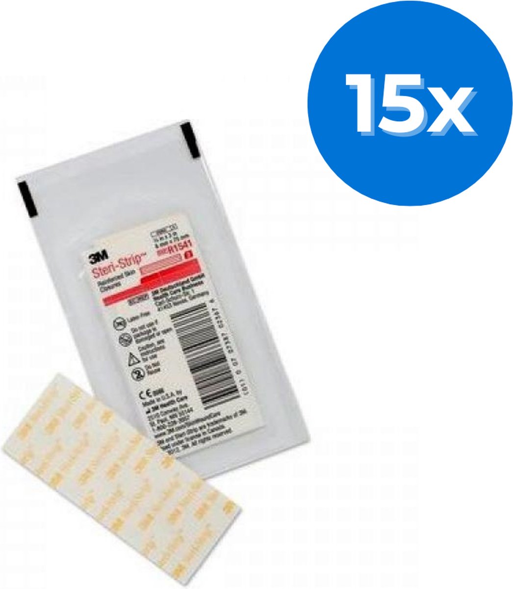 Goedkoopste Steristrip 6 x 75mm (Rood) - 15 stuks 15 stuks 3M