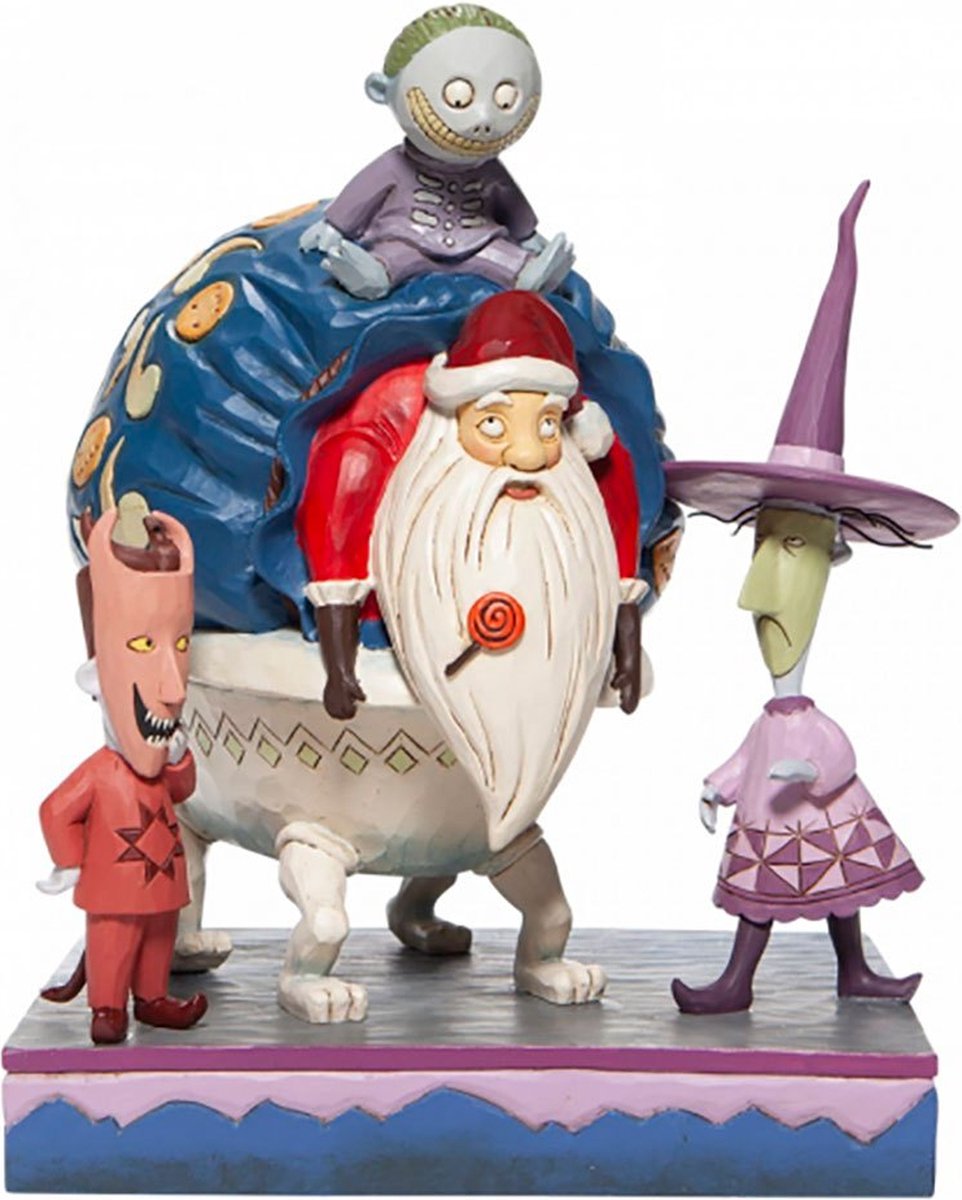 Disney Lock. Shock Y Barrel Met Kerstmanfiguur Veelkleurig