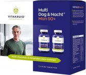 Vitakruid - Multi dag & nacht man 50+ 2 x 30 tabletten - 60 Tabletten