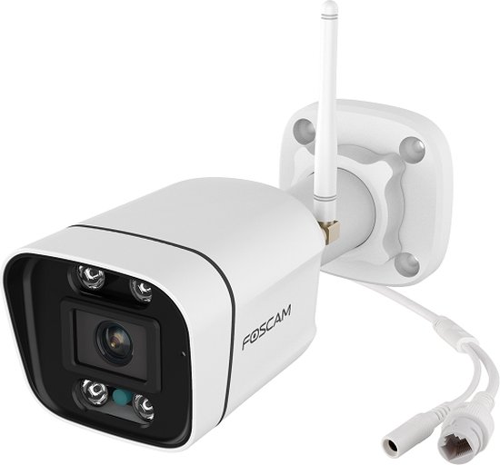 Foscam V5P Beveiligingscamera - 3K/5MP dual-band WiFi camera met geluid- en lichtalarm - Wit van Foscam — afbeelding 2
