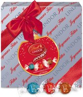 Lindt LINDOR chocoladecadeau gemengde melkchocolade bonbons 287 gram