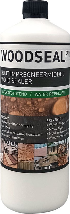 Woodseal Pro 1L - Hout impregneermiddel - Hout waterdicht maken - Hout impregneren - Nano coating - Hout beschermen