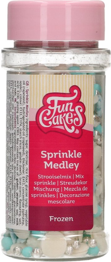 FunCakes Sprinkles Taartdecoratie - Sprinkle Medley - Frozen - 50g