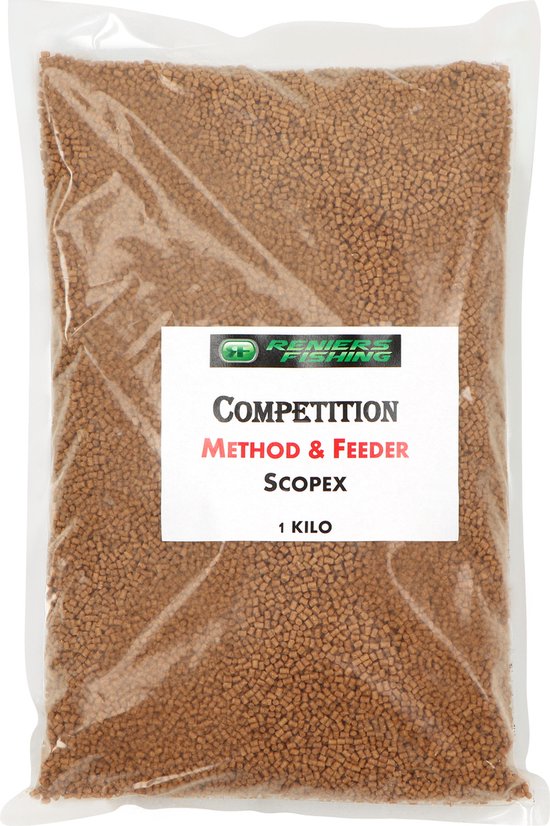 Reniers Fishing Method & Feeder Competition Pellets 1kg - Premium Vismeelpellets voor Method en Feeder - Smaak : Scopex van Reniers Fishing — afbeelding 5