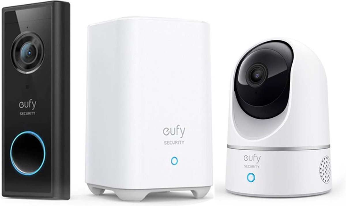 Eufy by Anker 2K Videodeurbel + 2K Beveiligingscamera bundel - Pan & tilt - Voor binnen en buiten - Met Homebase – foto 8