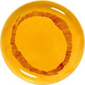 Serax Feast By Ottolenghi Ontbijtbord Ø19 Yellow Stripes Red
