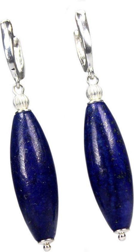 Boucles d'oreilles Bela Donaco Blue Jeans - Lapis Lazuli - Argent Massif