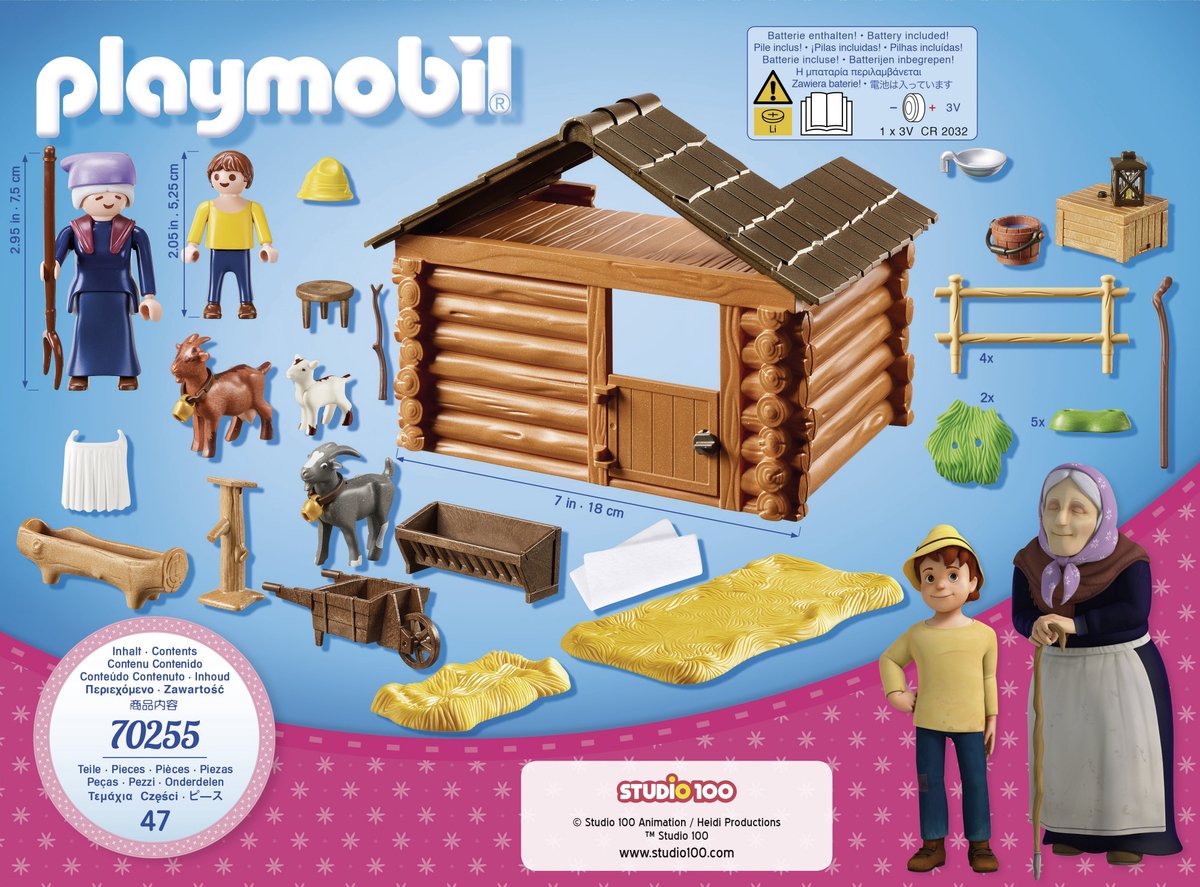 Playmobil - PLAYMOBIL 70260 - Calendrier de l'Avent Heidi en Hiver