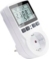 Slimme Energiemeter met Overbelastingsbescherming - Elektriciteitsverbruiksmeter voor Realtime Monitoring - Efficiënt Energiebeheer en Kostenbesparing