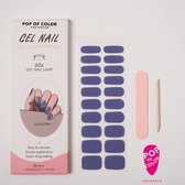 Pop of Color Amsterdam - Kleur: Purple Widow - Gel nail wraps - UV nail wraps - Gel nail stickers - Gel nail foil - Nail stickers - Gel nagel wraps - UV nagel wraps - Gel nagel Stickers - Nagel wraps - Nagel stickers