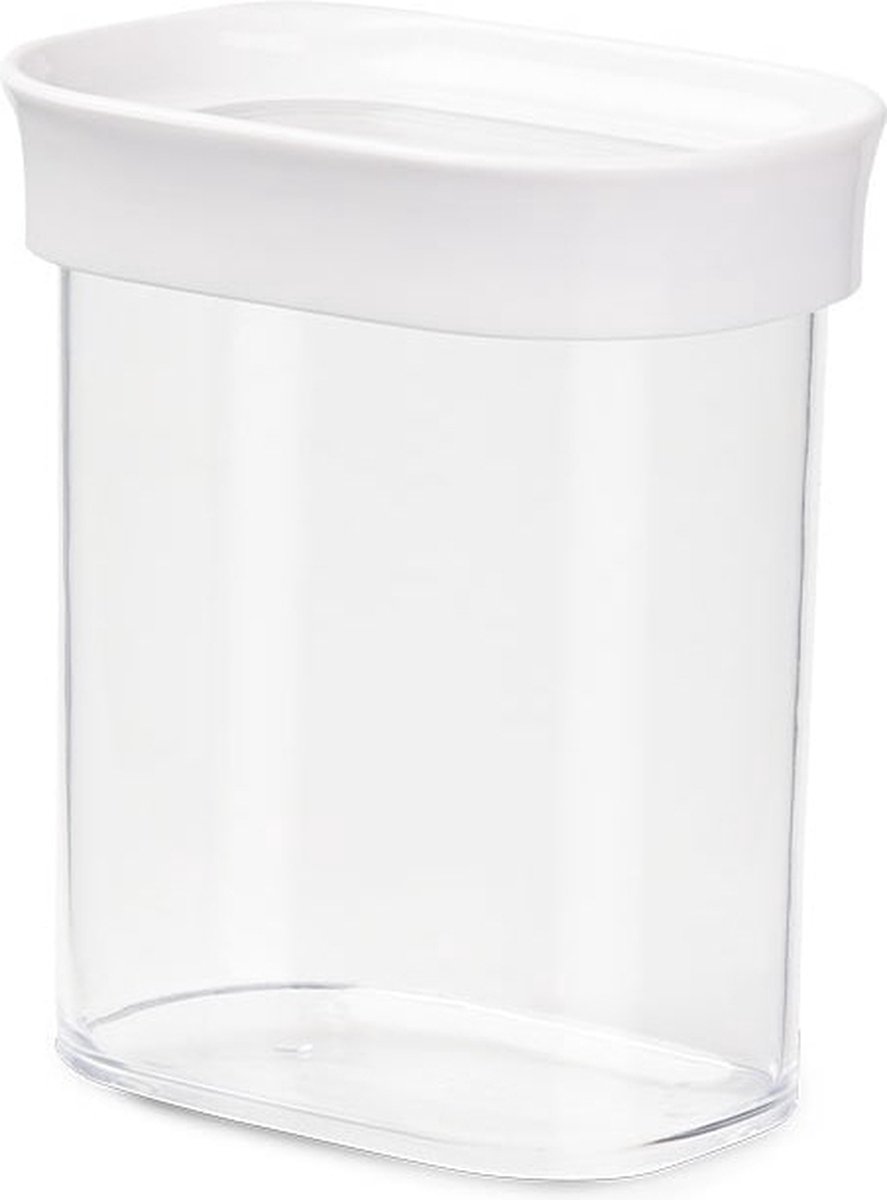 EMSA Optima Rechthoekig Container 0,38 l Transparant, Wit 1 stuk(s)