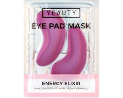 YEAUTY Energy Elixir - Eye Pad Mask - 1 paar - Oogpads - Oogmasker - Pink Grapefruit, Hyaluron en Vitamine C