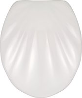 Bol.com Wc-bril schelp hygiënische toiletbril met automatische sluiting wc-deksel met Fix Clip Hygiëne-bevestiging van antibacte... aanbieding