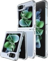 Lunso - Geschikt voor Samsung Galaxy Z Flip5 - TPU Backcover hoes - Transparant
