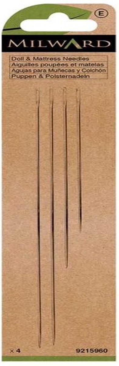 Milward 4 x poppennaald / assortiment poppennaalden