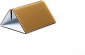 10,5 cm - Porte-cartes de menu en verre acrylique doré / Support de menu / Pied - Type : PGG