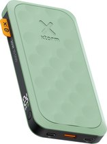 Xtorm Fuel Series 5 20W Powerbank 10 000mAh - 2 x USB-C / 1 x USB-A - Matériau GRS - Résistant aux aéroports - Convient entre autres pour Samsung et iPhone - Vert