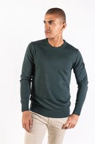 Presly & Sun Heren Knitted Pullover - Maat L - Donkergroen - Will