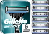Lames de Lames de rasoir Gillette Mach3 pour hommes, 6 Lames de recharge