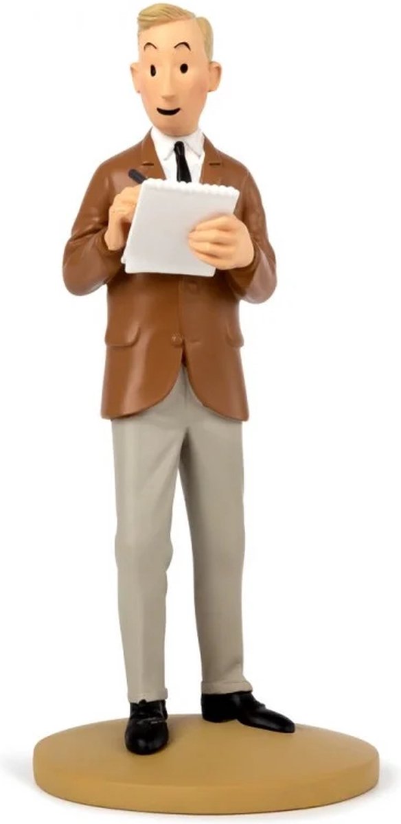 Kuifje Beeldje Hergé als Reporter 12 cm