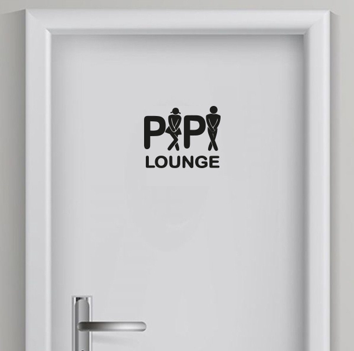 Toilet sticker Man/Vrouw 14 | Toilet sticker | WC Sticker | Deursticker toilet | WC deur sticker | Deur decoratie sticker